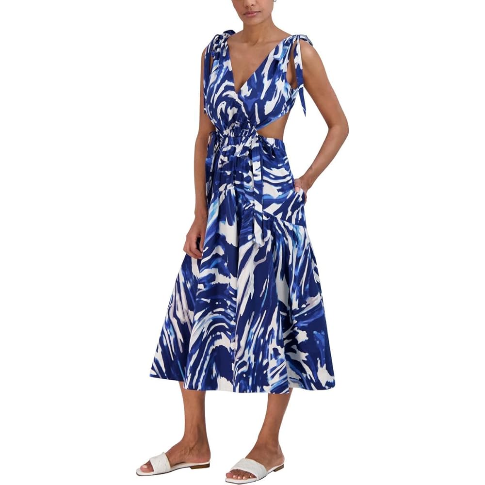 Amazon.com: BCBGMAXAZRIA Women's V Neck Sleeveless Open Back